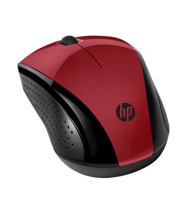 Raton hp 220 sunset inalambrico 1600 dpi 3 botones color rojo