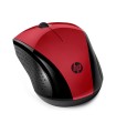 Raton hp 220 sunset inalambrico 1600 dpi 3 botones color rojo