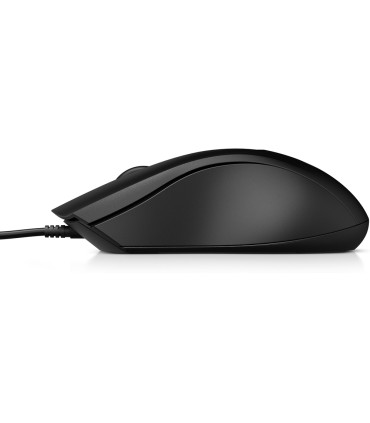 Raton hp 100 optico 1600 dpi 2 botones con cable color negro