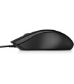 Raton hp 100 optico 1600 dpi 2 botones con cable color negro
