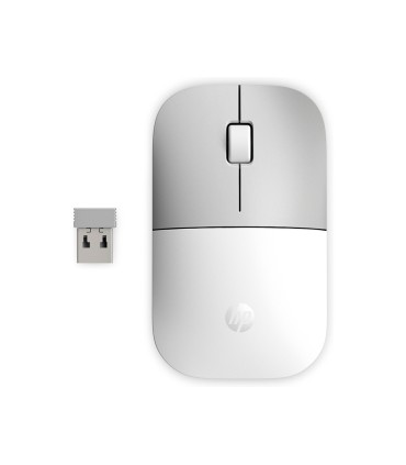 Raton hp z3700 inalambrico optico 1200 dpi 2 botones color ceramic blanco