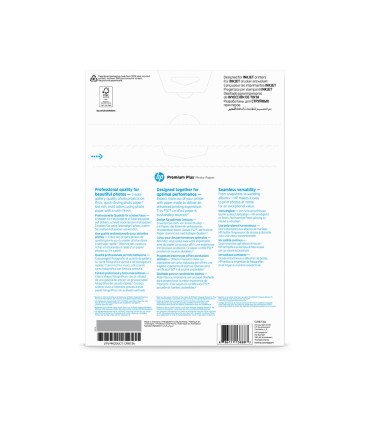 Papel fotografico hp semi glossy a4 300 gr pack de 20 hojas