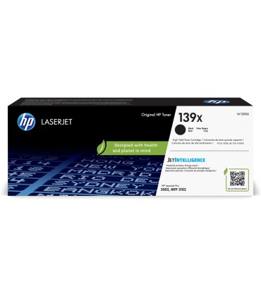 Toner hp n 139x lj pro 3002 negro 4000 paginas