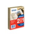 Papel fotografico epson premium photo brillo 10x15 cm 255 gr 2 x pack 40 hojas