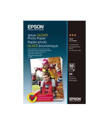 Papel fotografico epson brillo a4 183 gr pack de 20 hojas
