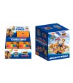 Lapices cera plastidecor caja de 12 colores surtidos expositor de 24 unidades + 24 cuadernos colorear patrulla