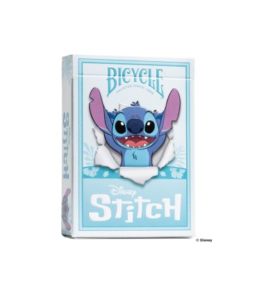 Baraja de cartas bicycle disney stitch