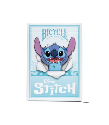 Baraja de cartas bicycle disney stitch
