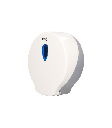 Dispensador papel higienico industrial bunzl buga fabricado en abs color blanco