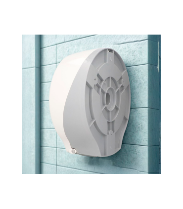 Dispensador papel higienico industrial bunzl buga fabricado en abs color blanco