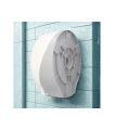 Dispensador papel higienico industrial bunzl buga fabricado en abs color blanco