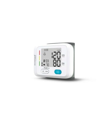 Tensiometro de muneca medisana ecomed automatico con memoria dual y detector de arritmias
