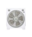 Ventilador de suelo blaupunkt box fan 45w 30cm diametro 5 aspas 3 velocidades con temporizador y rejilla