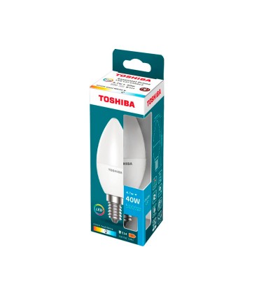 Bombilla led toshiba essential c37 e14 47w luz fria 6500k