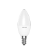 Bombilla led toshiba essential c37 e14 47w luz calida 2700k
