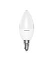 Bombilla led toshiba essential c37 e14 4.7w luz calida 2700k