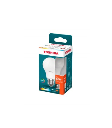 Bombilla led toshiba essential a60 e27 8w luz calida 2700k