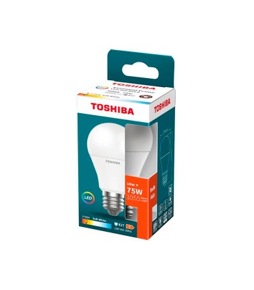 Bombilla led toshiba essential a60 e27 10w luz calida 2700k