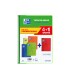 Bloc espiral oxford tapa blanda folio 80 hojas 90gr cuadro 4 mm colores vivos pack de 41