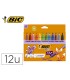 Rotulador bic kids comfort jumbo lavable estuche de 12 unidades colores surtidos