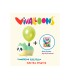 Compresor electrico panda 450w bolsa de 50 globos 100 latex biodegradable colores surtidos regalo