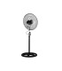 Ventilador de pie avant 3 velocidades cabezal reclinable oscilante 120 diametro 450 mm color negro