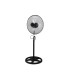 Ventilador de pie avant 3 velocidades cabezal reclinable oscilante 120 diametro 450 mm color negro