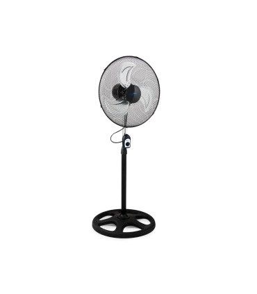 Ventilador de pie avant 3 velocidades cabezal reclinable oscilante 120 diametro 450 mm color negro
