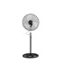Ventilador de pie avant 3 velocidades cabezal reclinable oscilante 120 diametro 450 mm color negro