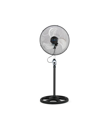 Ventilador de pie avant 3 velocidades cabezal reclinable oscilante 120 diametro 450 mm color negro