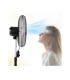 Ventilador de pie avant 3 velocidades cabezal reclinable oscilante 120 diametro 450 mm color negro