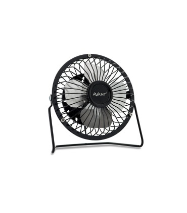 Ventilador sobremesa avant 3w diametro 100 mm alimentacion usb longitud cable 1 mt color negro