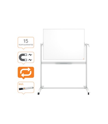 Pizarra blanca nobo classic nano clean movil 1200x900 mm