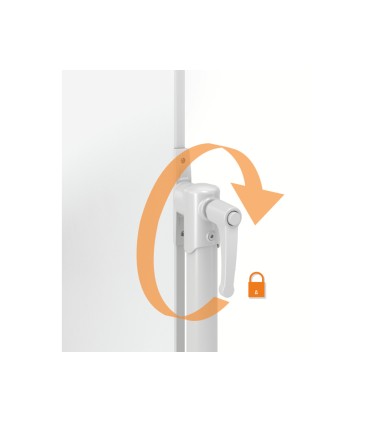 Pizarra blanca nobo classic nano clean movil 1200x900 mm