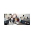 Pizarra blanca nobo classic nano clean movil 1200x900 mm