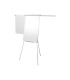 Pizarra de conferencia nobo classic nano clean tripode brazos extensibles 1000x685 mm