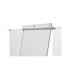 Pizarra de conferencia nobo classic nano clean tripode brazos extensibles 1000x685 mm