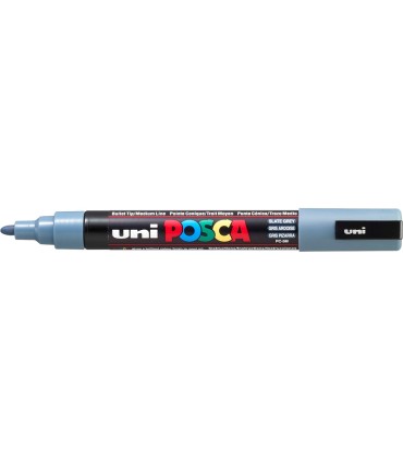 Rotulador uni posca pc 5m marcador de pintura punta conica 18 25 mm estuche de 8 unidades colores basicos