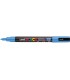Rotulador uni posca pc 3m marcador de pintura punta conica 09 13 mm estuche de 8 unidades colores basicos