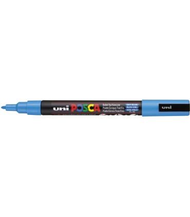 Rotulador uni posca pc 3m marcador de pintura punta conica 09 13 mm estuche de 8 unidades colores basicos